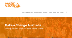 Desktop Screenshot of makeachange.org.au