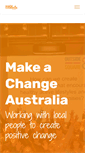 Mobile Screenshot of makeachange.org.au